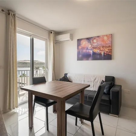 Seafront Opposite With Wifi & Ac In Qawra By 360 Estates Appartement *