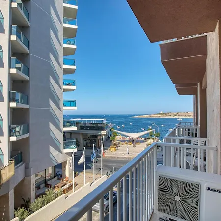 Seafront Opposite With Wifi & Ac In Qawra By 360 Estates * 세인트폴스베이