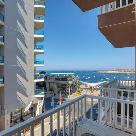 Seafront Opposite With Wifi & Ac In Qawra By 360 Estates