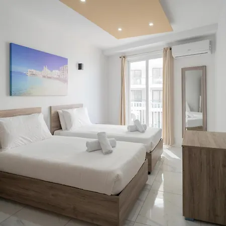 아파트 Seafront Opposite With Wifi & Ac In Qawra By 360 Estates *