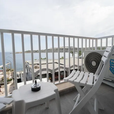 Seafront Opposite With Wifi & Ac In Qawra By 360 Estates *