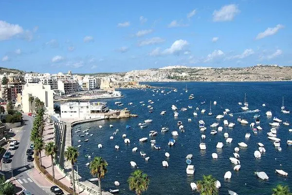 Seafront Opposite With Wifi & Ac In Qawra By 360 Estates Apartment *