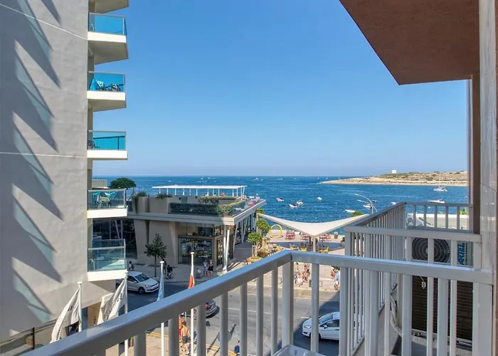 Seafront Opposite With Wifi & Ac In Qawra By 360 Estates St. Paul's Bay