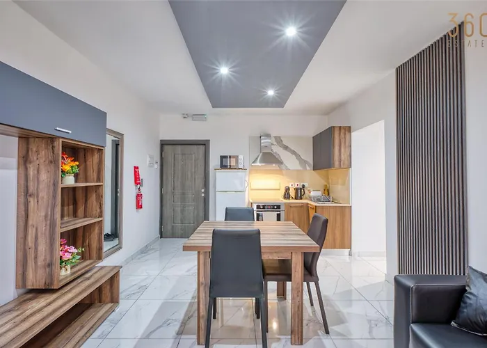 Daire Seafront Opposite With Wifi & Ac In Qawra By 360 Estates