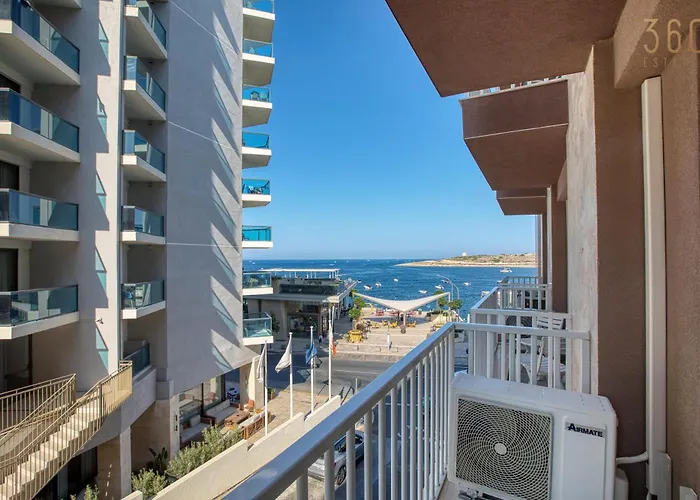 Seafront Opposite With Wifi & Ac In Qawra By 360 Estates * St. Paul's Bay