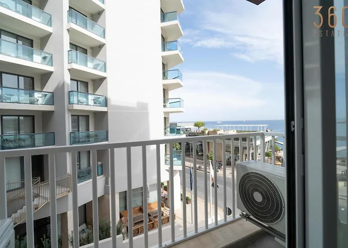 Daire Seafront Opposite With Wifi & Ac In Qawra By 360 Estates St. Paul's Bay