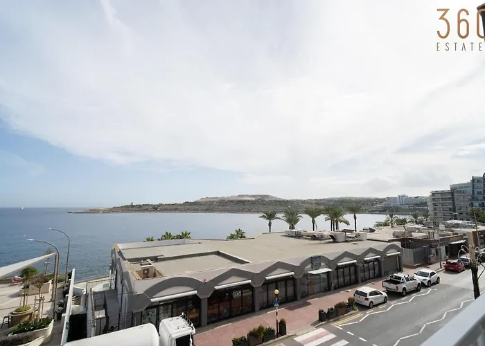 Seafront Opposite With Wifi & Ac In Qawra By 360 Estates Daire St. Paul's Bay