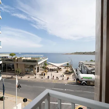 Daire Seafront Opposite With Wifi & Ac In Qawra By 360 Estates